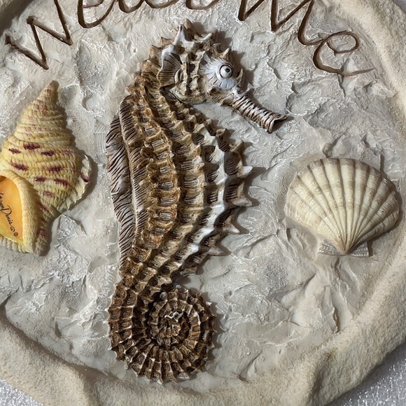 Decorative seaside beach welcome wall hanging waters edge Kathleen Denis - Picture 3 of 10